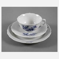 Meissen Teegedeck "Blaue Blume"111