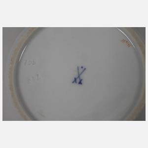 Meissen Kaffeekanne und vier Tassen "Blume 1"