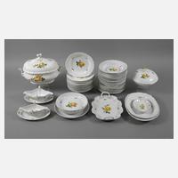 Meissen Speiseservice "Gelbe Rose"111