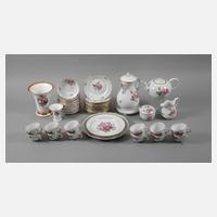 Meissen Kaffee-/Teeservice "Rote Rose"111