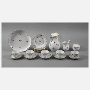 Meissen Kaffeeservice Streublümchendekor