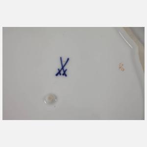 Meissen Konvolut Kleinteile mit Blumenmalerei