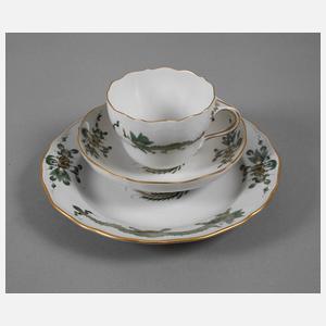 Meissen Kaffeegedeck "Reicher Drache, goldschattiert"