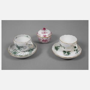 Meissen Konvolut Indischmalerei