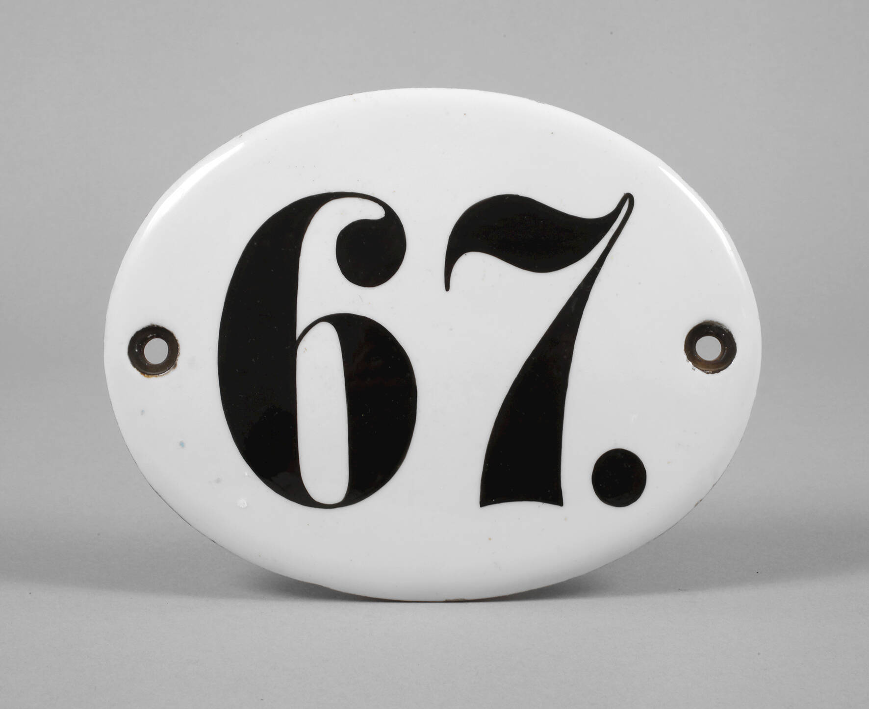 Meissen Hausnummernschild