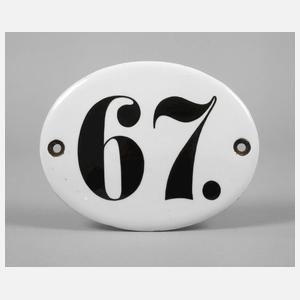 Meissen Hausnummernschild