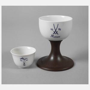 Meissen Pokal und Koppchen