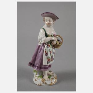 Meissen "Gärtnerkind mit Blumenkorb"