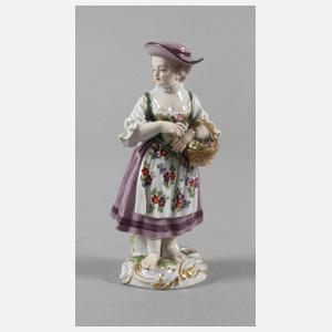 Meissen "Gärtnerkind mit Blumenkorb"