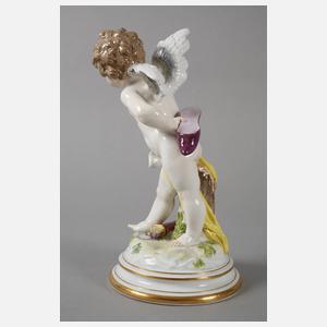 Meissen "Amor mit Pantoffel und Heiratskontrakt"