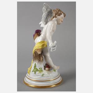 Meissen "Amor mit Pantoffel und Heiratskontrakt"