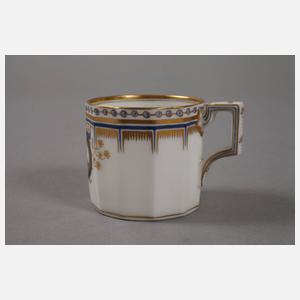 Nymphenburg Mokkatasse "Perl"