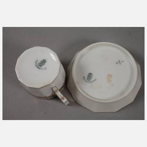 Nymphenburg Mokkatasse "Perl"