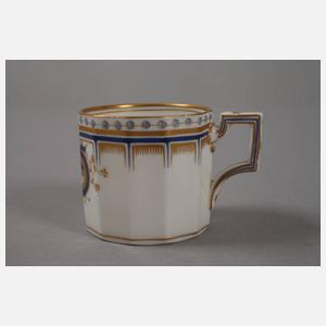 Nymphenburg Mokkatasse "Perl"