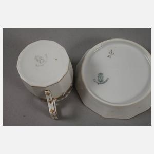 Nymphenburg Mokkatasse "Perl"