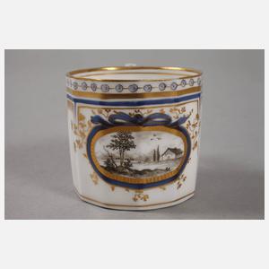 Nymphenburg Mokkatasse "Perl"