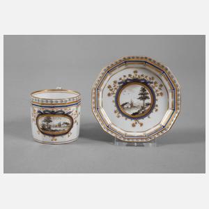 Nymphenburg Mokkatasse "Perl"