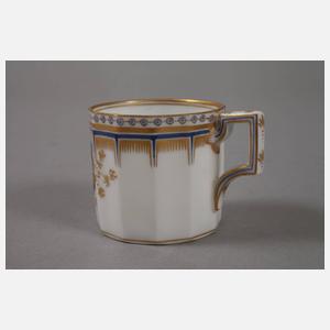 Nymphenburg Mokkatasse "Perl"