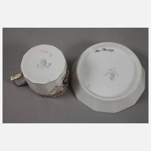 Nymphenburg Mokkatasse "Perl"