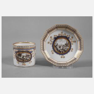 Nymphenburg Mokkatasse "Perl"