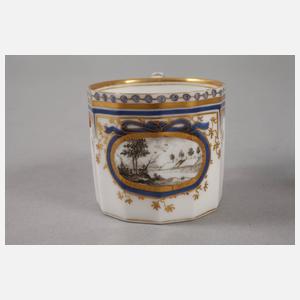 Nymphenburg Mokkatasse "Perl"