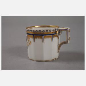 Nymphenburg Mokkatasse "Perl"