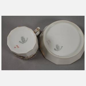 Nymphenburg Mokkatasse "Perl"