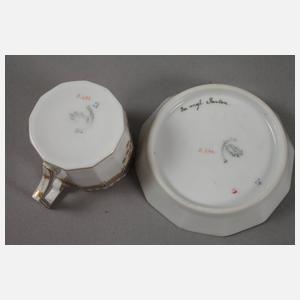 Nymphenburg Mokkatasse "Perl"