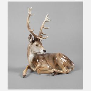 Nymphenburg "Hirsch, liegend"