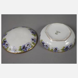 Rosenthal Paar Mokkatassen und eine Konfektdose