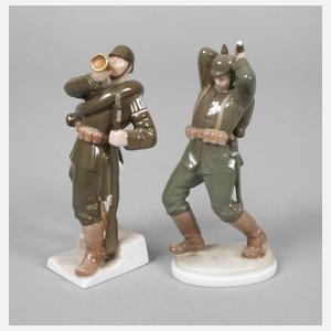 Rosenthal Paar Soldaten