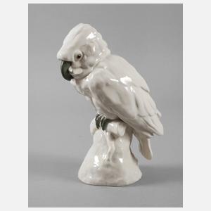 Schwarzburger Werkstätten "Kakadu auf Felssockel"