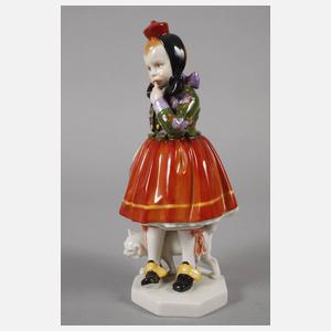 Schwarzburger Werkstätten "Mädchen in Tracht"