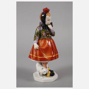 Schwarzburger Werkstätten "Mädchen in Tracht"