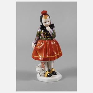 Schwarzburger Werkstätten "Mädchen in Tracht"