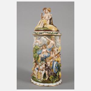 Thüringen Prunkhumpen im Capodimonte-Stil