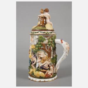 Thüringen Prunkhumpen im Capodimonte-Stil