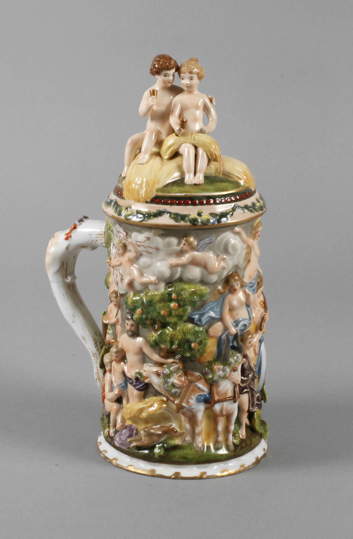 Thüringen Prunkhumpen im Capodimonte-Stil