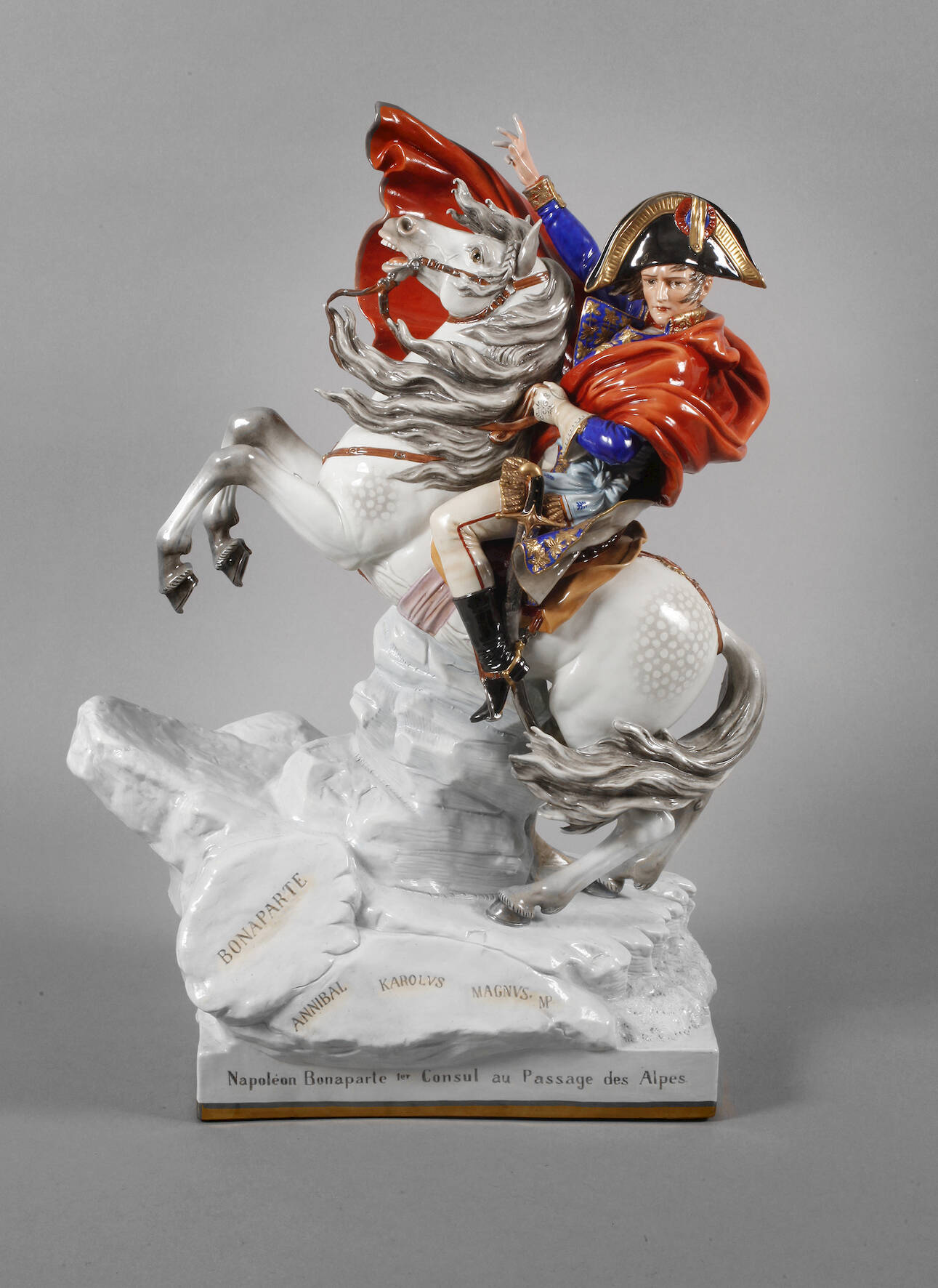 Thüringen große Reiterplastik "Napoleon zu Pferd"