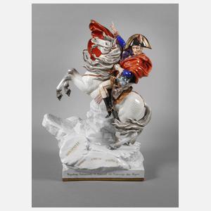 Thüringen große Reiterplastik "Napoleon zu Pferd"