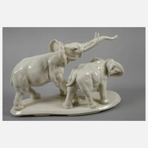 Volkstedt Elefantengruppe