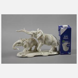 Volkstedt Elefantengruppe