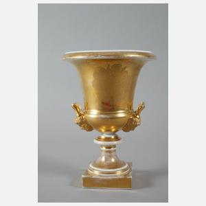 Empire Kratervase mit Goldradierung