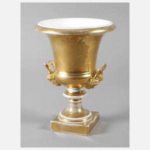 Empire Kratervase mit Goldradierung