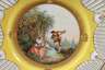 Zierteller mit Watteauszene