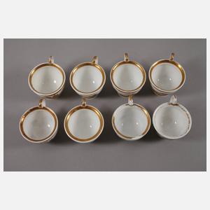 Kaffeeservice mit Landschaftsmalerei