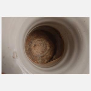 Zwei Henkelvasen Fayence