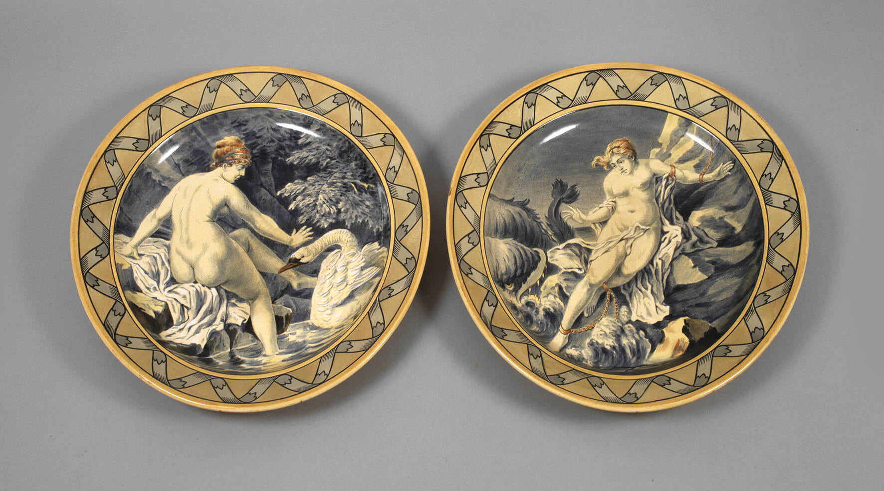 Paar Wandteller Villeroy & Boch