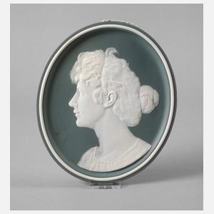 Villeroy & Boch Reliefbild mit Mädchenportrait