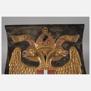 Zsolnay große Wappentafel Wien